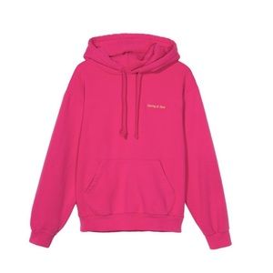 SPORTY & RICH  Classic Logo Hoodie - Pink
